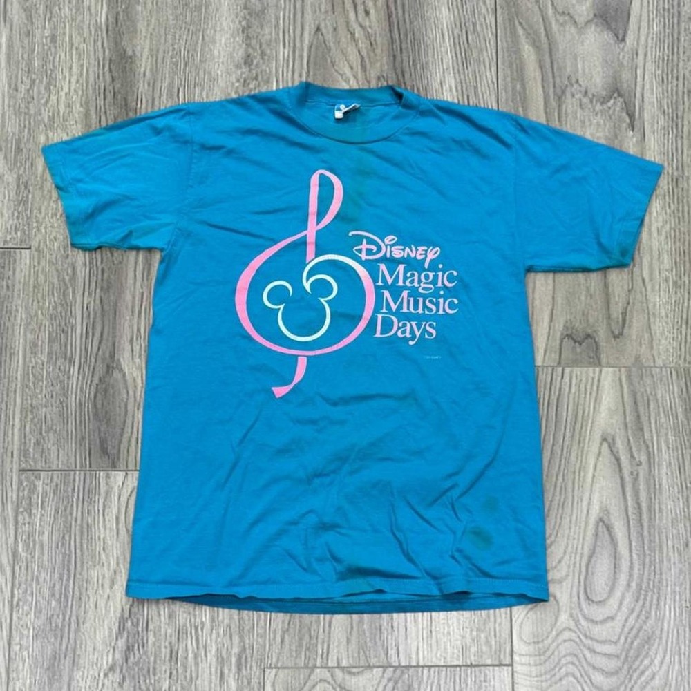 Vintage 80s Disney Magic Music Days T Shirt Large Made in USA